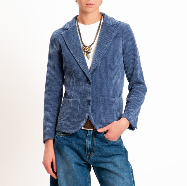 Dixie-Giacca velluto 500 righe - denim