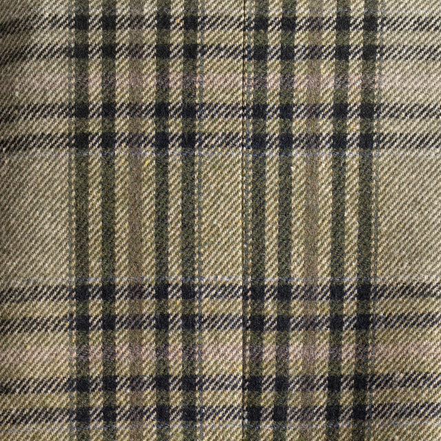 Dixie-Giacca check oversize in flanella - VERDE