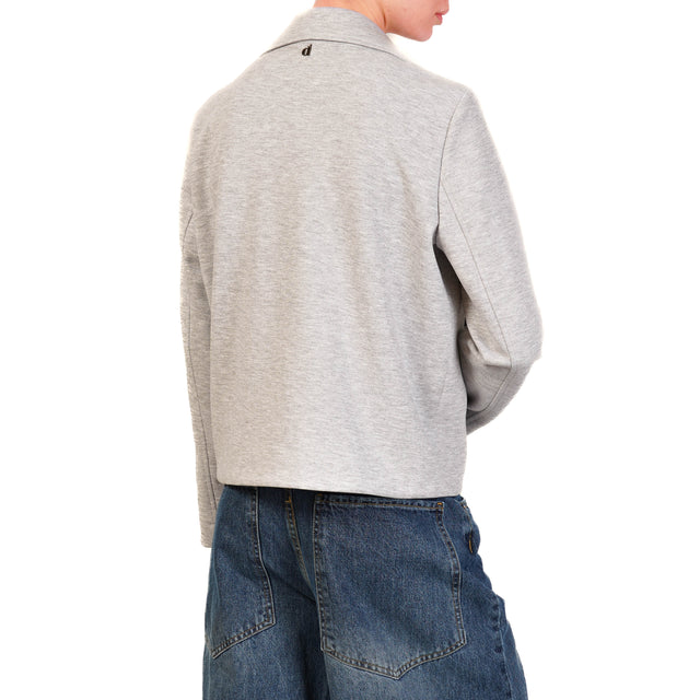 Chaqueta polar de doble botonadura Dixie - Gris