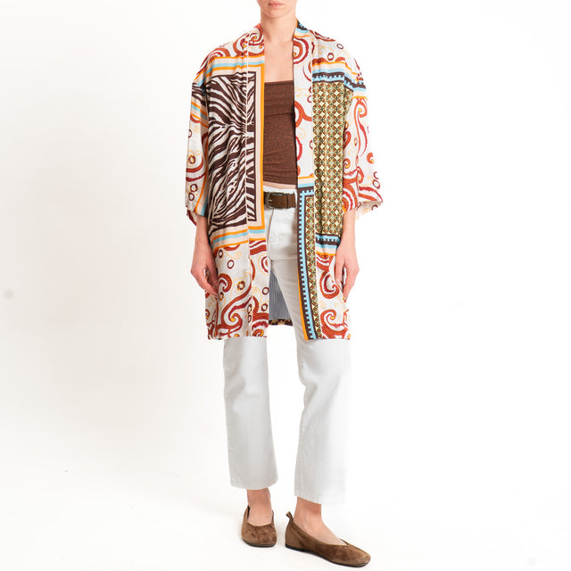 Dixie-Kimono fantasia - burro/india/choco