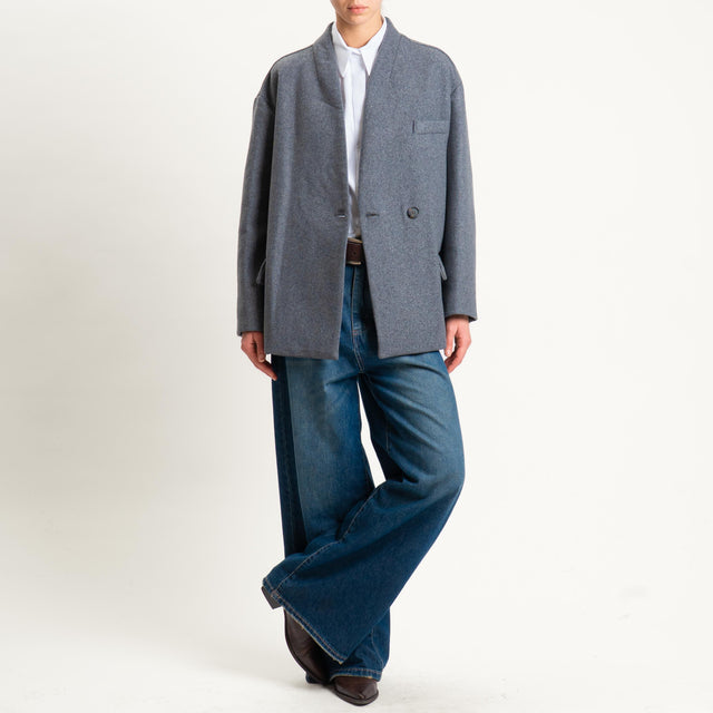 Dixie-Giacca bomber misto lana - grigio