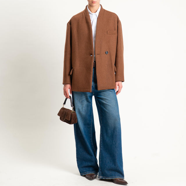 Dixie-Giacca bomber misto lana - bruciato