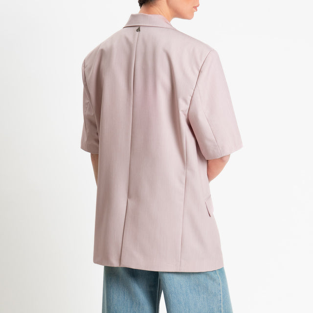 Dixie-Giacca un bottone mezza manica - rosa