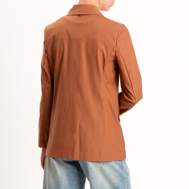 Dixie-Giacca un bottone elasticizzato - rust