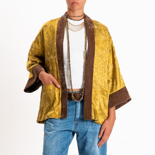 Dixie-Kimono corto damascato - olio