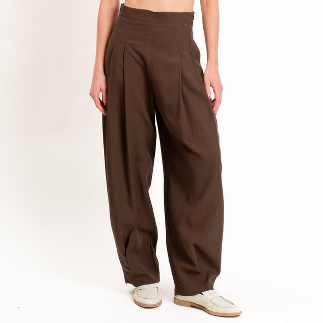 Dixie-Completo Gilet e pantalone misto lino - caffe'