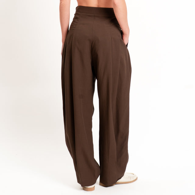 Dixie-Completo Gilet e pantalone misto lino - caffe'