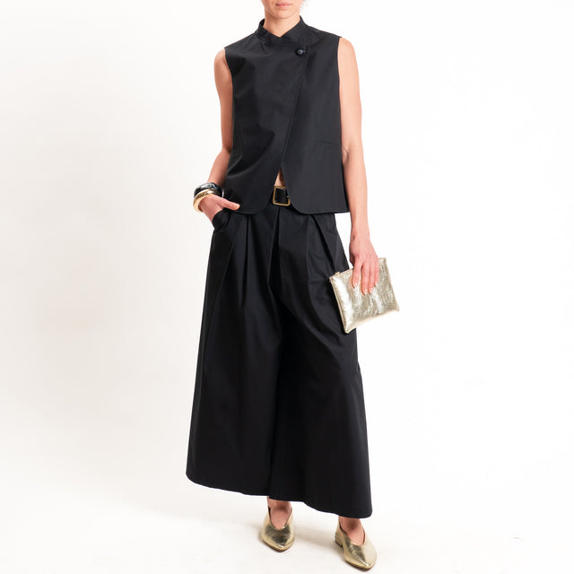 Dixie-Completo gilet + pantalone - nero