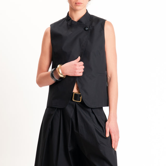 Dixie-Completo gilet + pantalone - nero