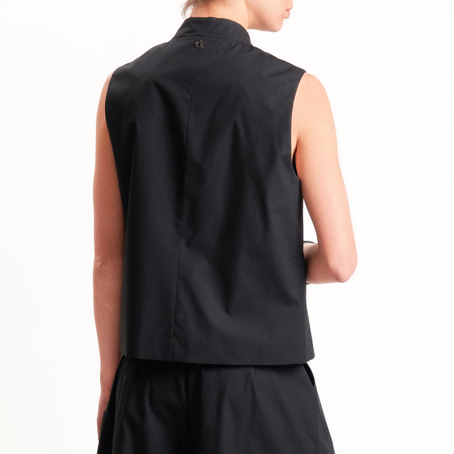 Dixie-Completo gilet + pantalone - nero
