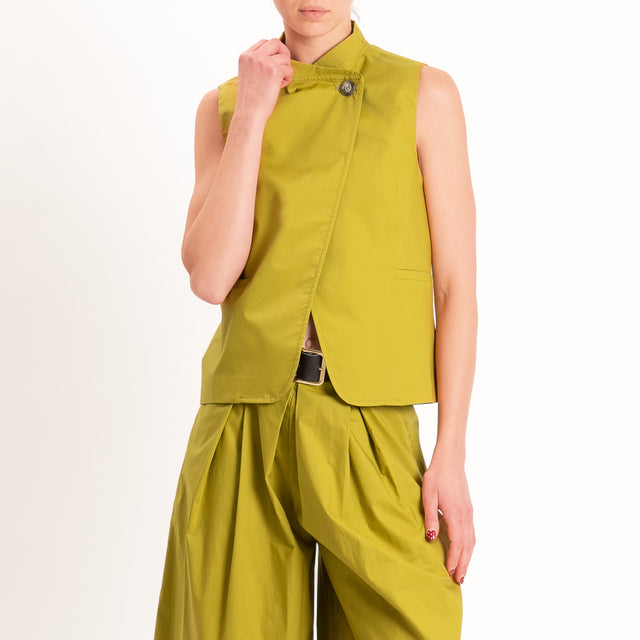 Dixie-Completo gilet + pantalone - lime