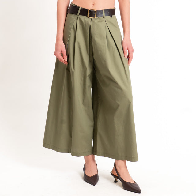 Dixie-Completo gilet + pantalone - salvia