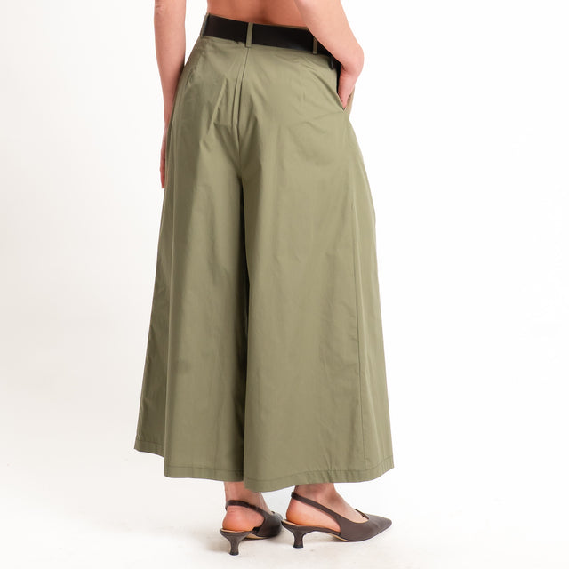Dixie-Completo gilet + pantalone - salvia
