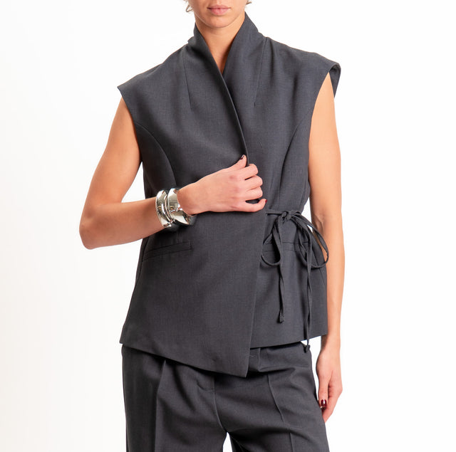 Dixie-Completo gilet + pantalone - antracite
