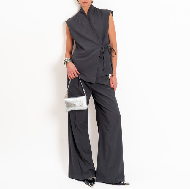Dixie-Completo gilet + pantalone - antracite