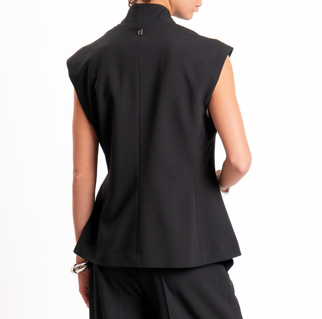 Dixie-Completo gilet + pantalone - nero