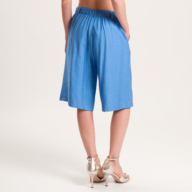 Dixie-Completo gilet e bermuda - cielo