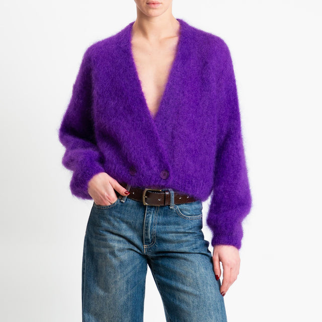 Dixie-Cardigan mohair - viola