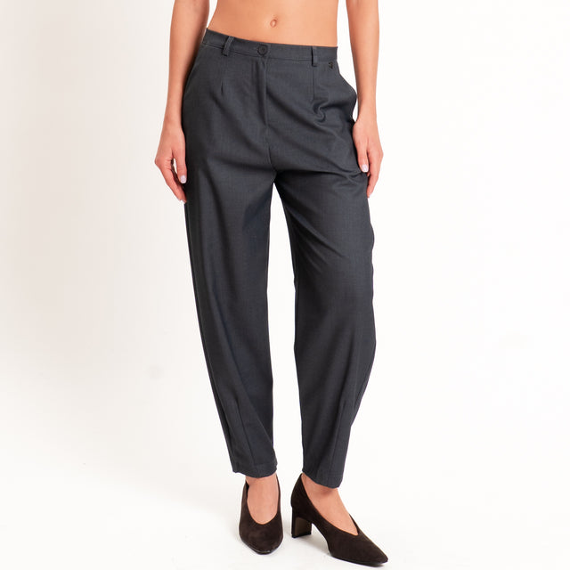 Dixie-Completo giacca doppiopetto + pantalone - antracite