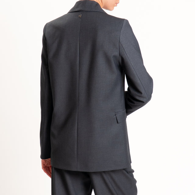Dixie-Completo giacca doppiopetto + pantalone - antracite