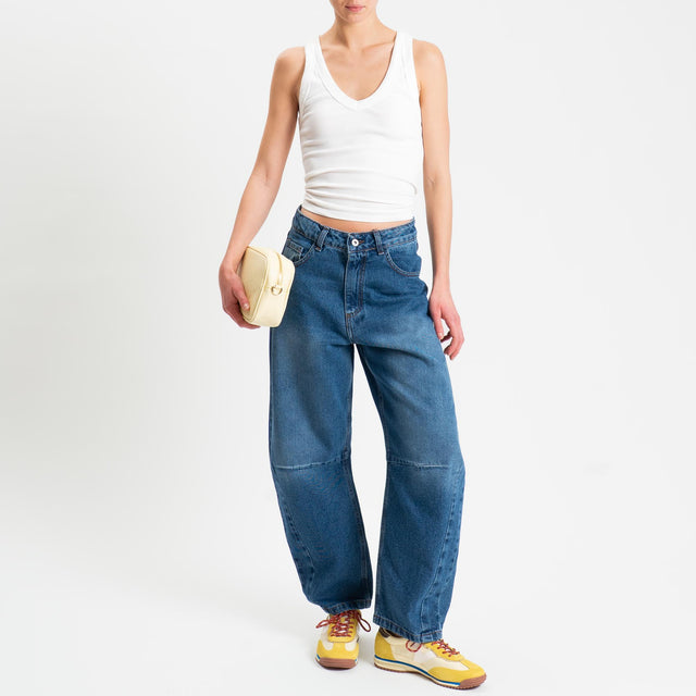 Dixie- Jeans barrel fit - denim