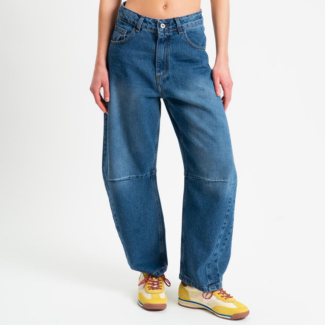 Dixie- Jeans barrel fit - denim