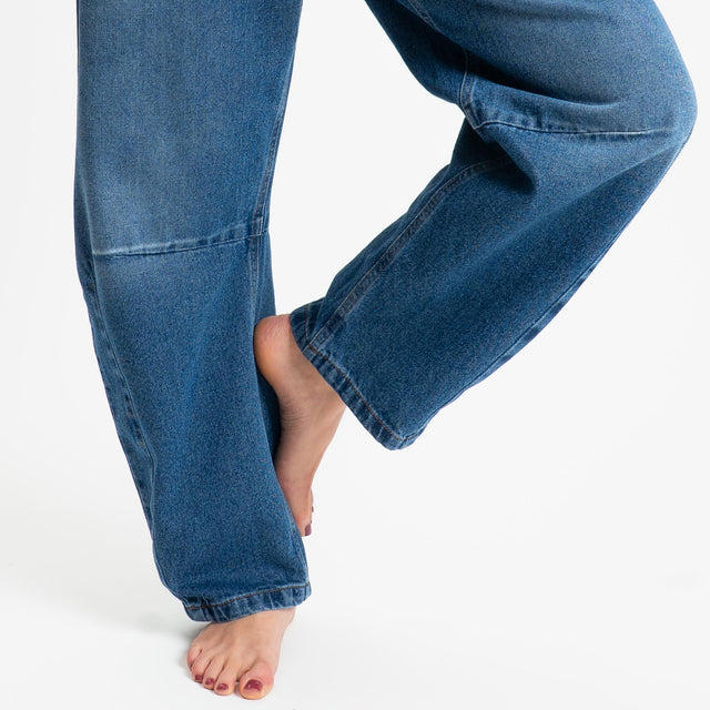 Dixie- Jeans barrel fit - denim