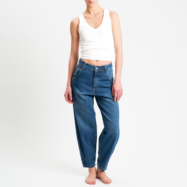 Dixie- Jeans mom fit - denim