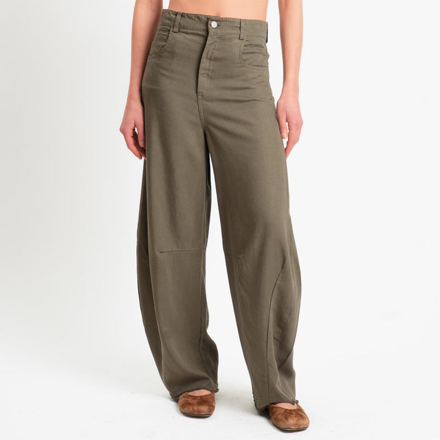 Dixie-Pantalone barrel fit - militare