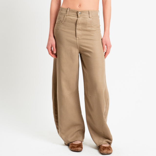 Dixie-Pantalone barrel fit - coloniale