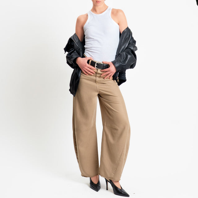 Dixie-Pantalone barrel fit - coloniale