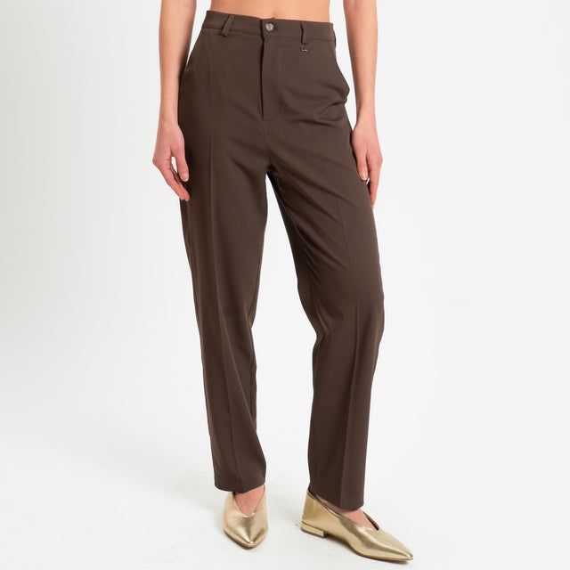 Dixie-Pantalone tasche francese - moro