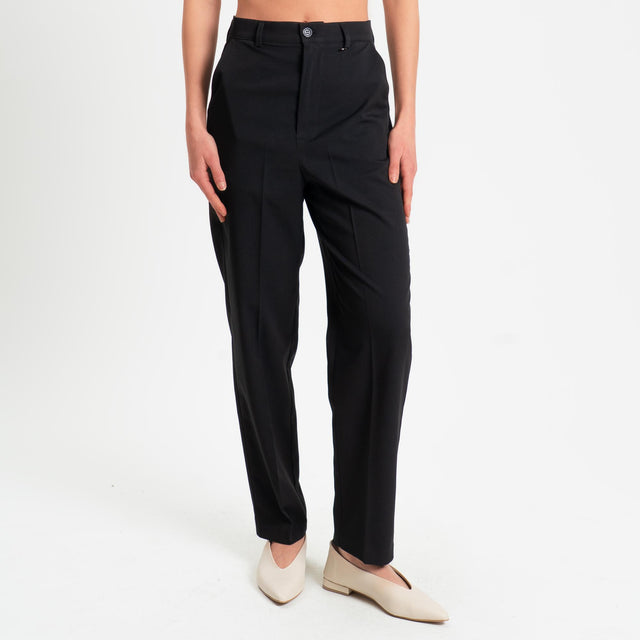 Dixie-Pantalone tasche francese - nero