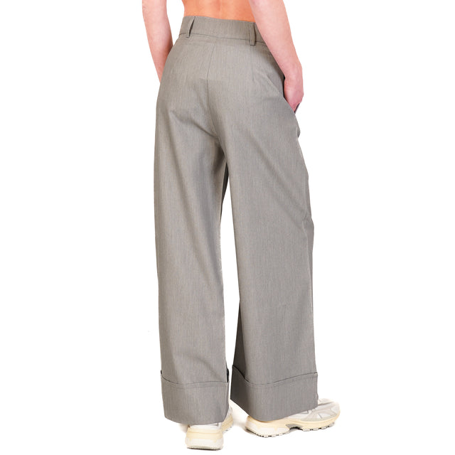 Pantalones con puños Dixie - Gris