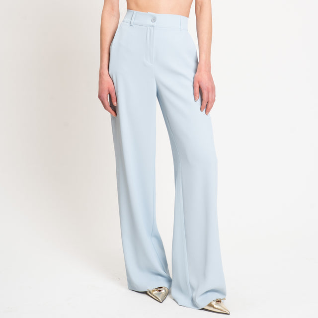 Dixie-Pantalone tessuto fluido elastico dietro - polvere