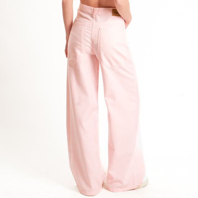 Dixie-Jeans wide leg tela slegata light - rosa