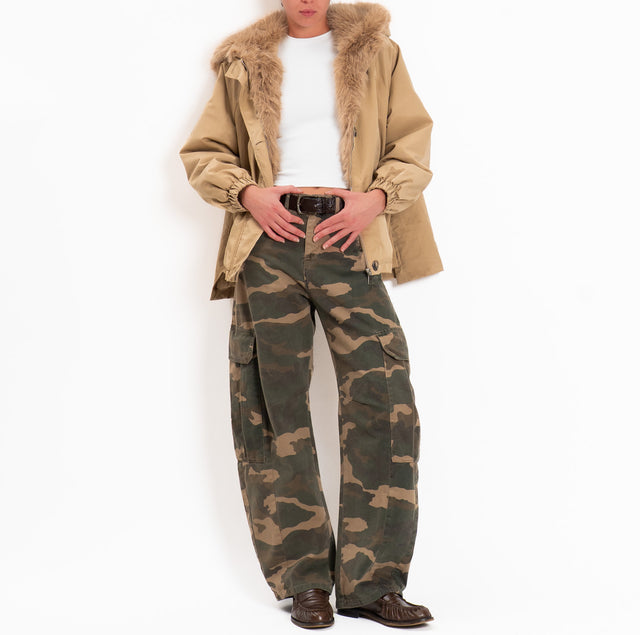 Dixie-Pantalone cargo camouflage - militare/moro/sand