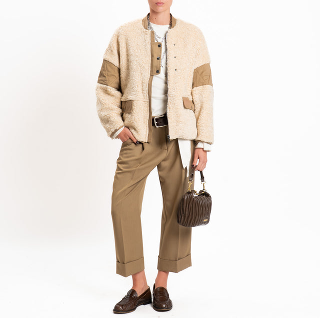 Dixie-Pantalone con risvolto - cammello