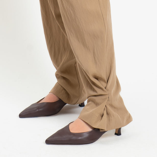 Dixie-Pantalone balloon con pinces - miele