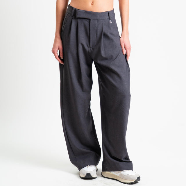 Dixie-Pantalone con pinces - antracite