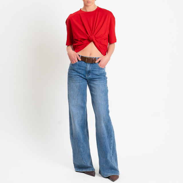 Dixie-T-shirt in cotone - rosso