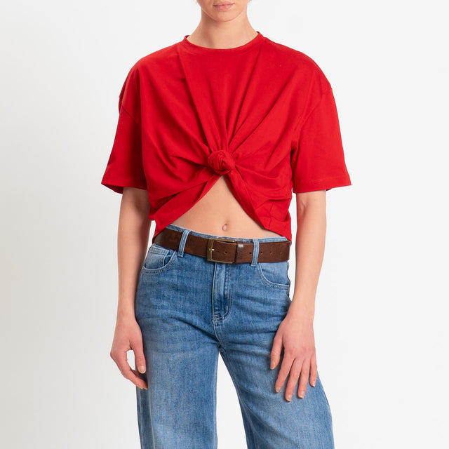 Dixie-T-shirt in cotone - rosso