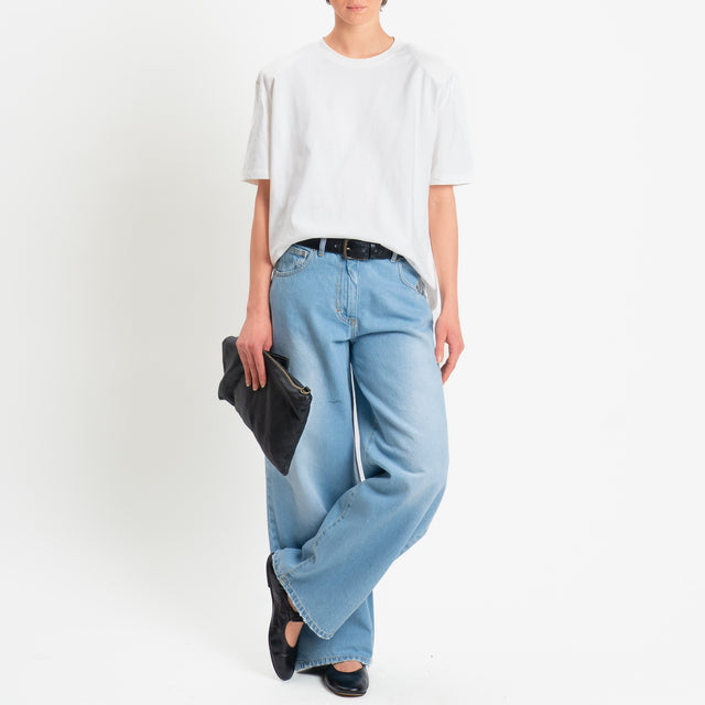 Dixie-T-shirt con spalline - panna