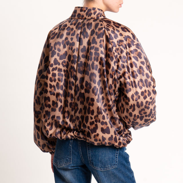 Dixie-Bomber animalier - beige/moro