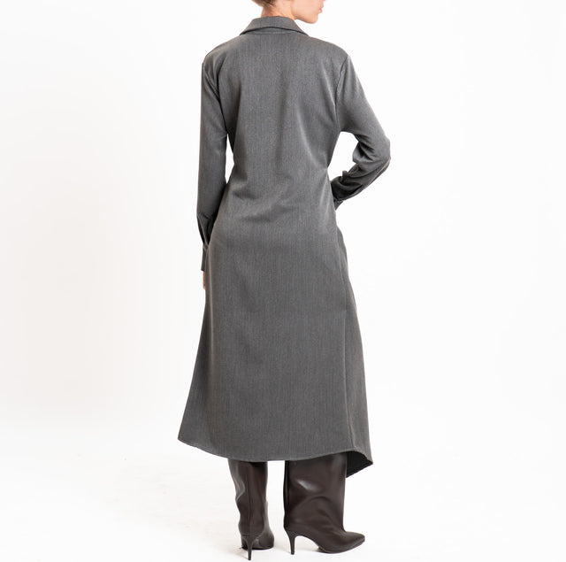 Haveone-chemisier con pannello - grigio