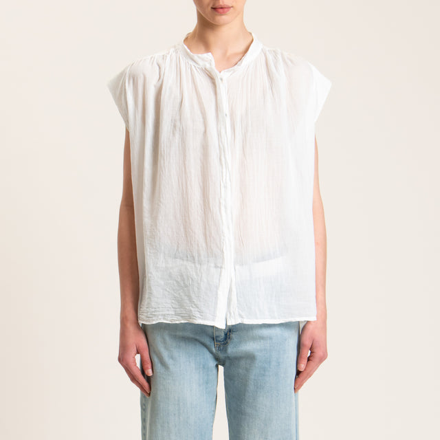 Haveone-Camicia mussola smanicata - latte