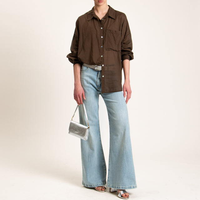 Haveone-Camicia mussola con tasca - caffe'