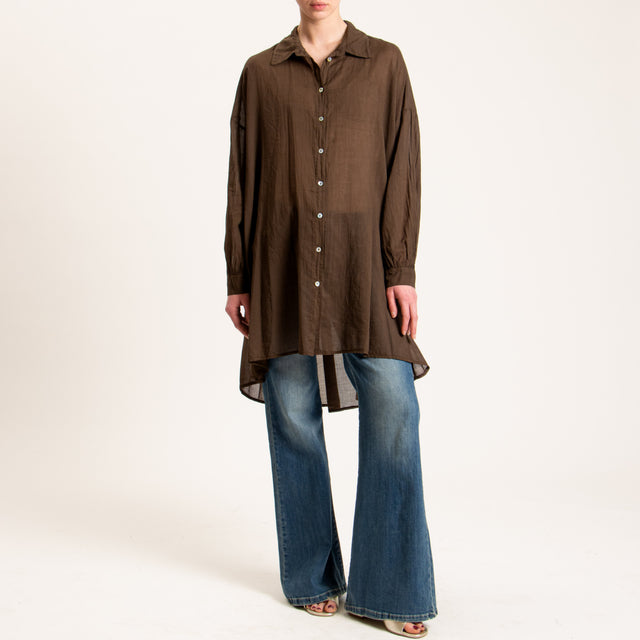 Haveone-Camicia mussola oversize - caffe'