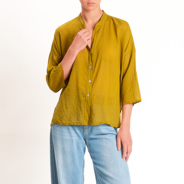 Haveone-Camicia mussola collo coreana - olio