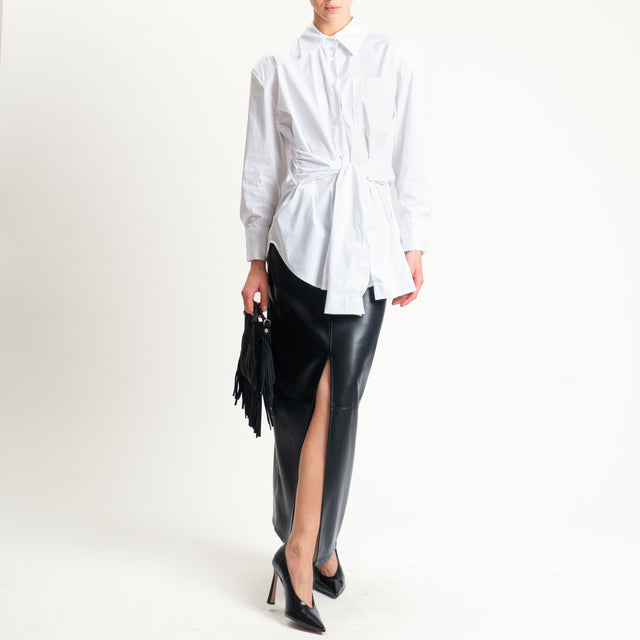 Haveone-Camicia con spalline - bianco